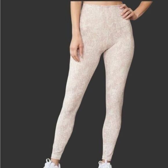 DYI-Define Your Inspiration High Rise PRINTED SIGNATURE TIGHT Animal Sand - Picture 1 of 7